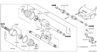 39100JN00C-SHAFT ASSY-FRON