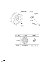 52910AZ000-WHEEL ASSY-ALUMINIUM