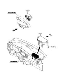56900H3000-MODULE ASSY-STRG WHEEL AIR BAG