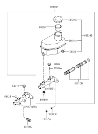 585102C000-CYLINDER ASSY-BRAKE MASTER