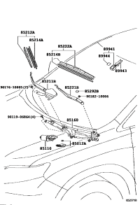 8511048200-MOTOR ASSY, WINDSHIELD WIPER