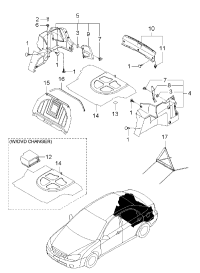 857302F100LK-TRIM ASSY-LUGGAGE SIDE,LH