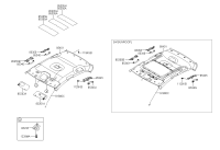 852101X1008O-SUNVISOR ASSY,LH