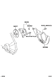 3610435021-Separator sub-assy, transfer oil