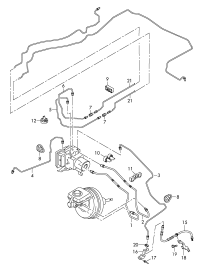 4H1614705D-Tube, from master cylinder to hydraulic unit