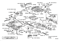 5810826040-Reinforce sub-assy, front crossmember to front panel, lh