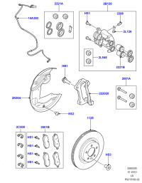 SDB000604-BRAKE DISC LR/RR SPORT/L320