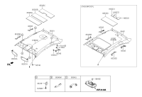854104Q020TX-HEADLINING ASSY