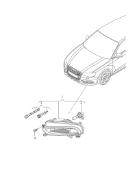 8V0941699C-Halogen fog lamp