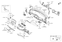 84710S4000WK-CRASH PAD ASSY-MAIN