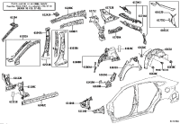 610320E040-Extension sub-assy, quarter panel, rear lh