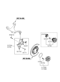 527102P000-CARRIER ASSY-RR AXLE LH