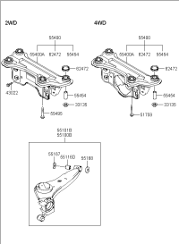 LWR ARM COMPL-RR SUSP,LH