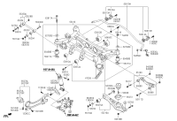 552702W000-Arm assy-rr trailing arm, lh