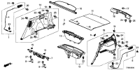 83304TMAH01-GARNISH ASSY., RR. CARPET