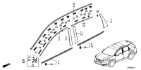 72410TNYJ01-Mldg assy-fr dr glass
