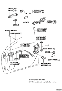 6921202170E1-HANDLE ASSY, FR