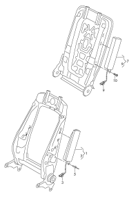 7N0880241-Side air bag unit * *