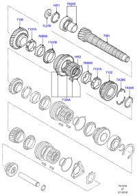 8U3R7061DA-SHAFT