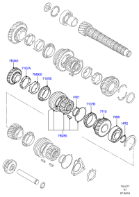 8U3R7065AA-BEARING-C/ROD