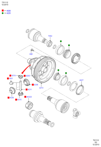 8U3R4205AA-Case kit, differential