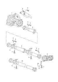 7H0521101-Propeller shaft: