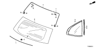 73127TY0000-Rubber, windshield