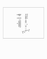 1713260100-SHOCK ABSORBER-REAR/W251