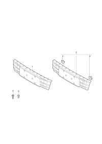 8U0807285K-Bracket, license plate