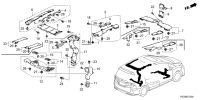 78819STKA81-Clip, side curtain air bag