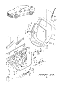 8T8833051D-Door porsche cayenne: