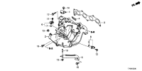 171055K0A01-GASKET/THROTTLE B