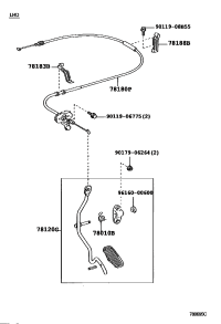 7818060700-CABLE ASSY, ACCELERATOR CONTROL