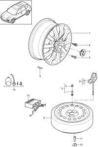 958362136009A1-Alloy wheel deprecated parts silver
