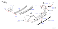 H52116LSMA-STAY RR BUMPER