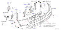 85022JE24H-BUMPER-RR