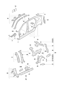 5JK809605A-Enclosure, side