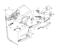 4H0837205-Handle, outer