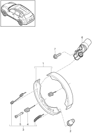95835292500-Brake shoe: