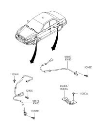 9567038000-SENSOR-ABS FR WHEEL LH