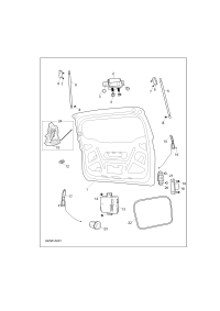 C000829494100-Welding assy-tail gate