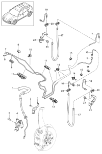 95835551402-Bracket, brake hose