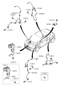 589603X500-BRACKET-H/MODULE