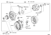2706050390-ALTERNATOR, 12V 80A 4PK, TOYOTA