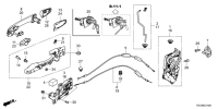 72120T6A003ZA-Handle assy., r. ins