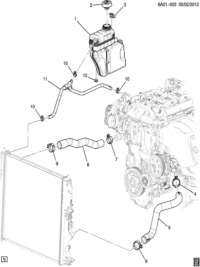 22799469-Hose, radiator port