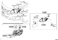 8119312050-RETAINER, HEADLAMP PROTECTOR, UPR RH