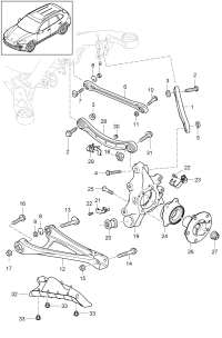 95533104900-TRACK CNTRL ARM FRT RH AUDI-Q7