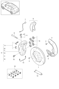 7PP615150T-Retainer without u200c brake pad black tie-in: