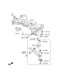 545002Z000-ARM COMPLETE-FR LWR,LH
